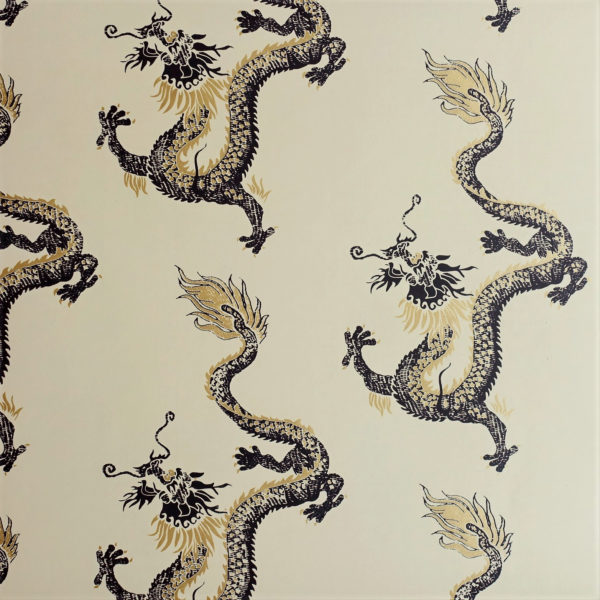 Dragons on Wheaten custom wallpaper