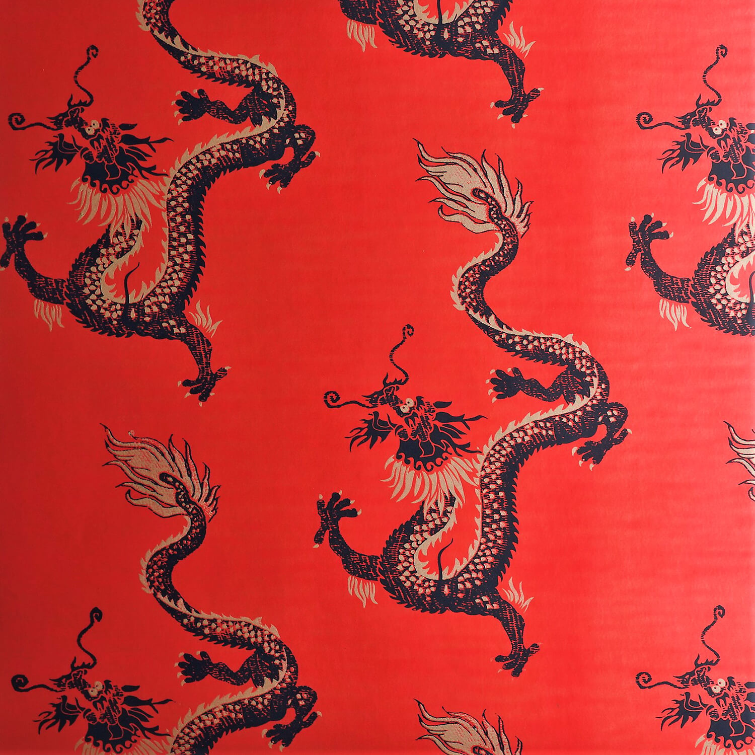Dragons on Melon Custom Wallpaper