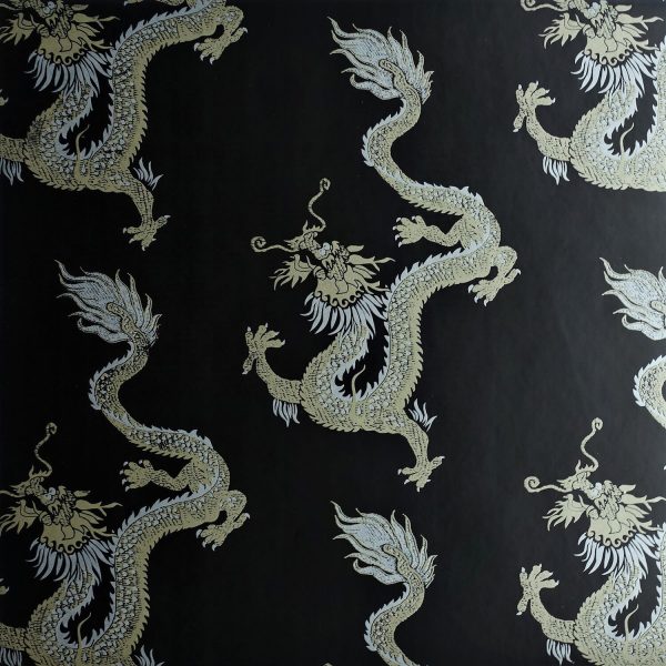 Dragons on Midnight Custom Wallpaper