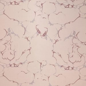 Marmaro on Pink Silk Slub - custom wallpaper