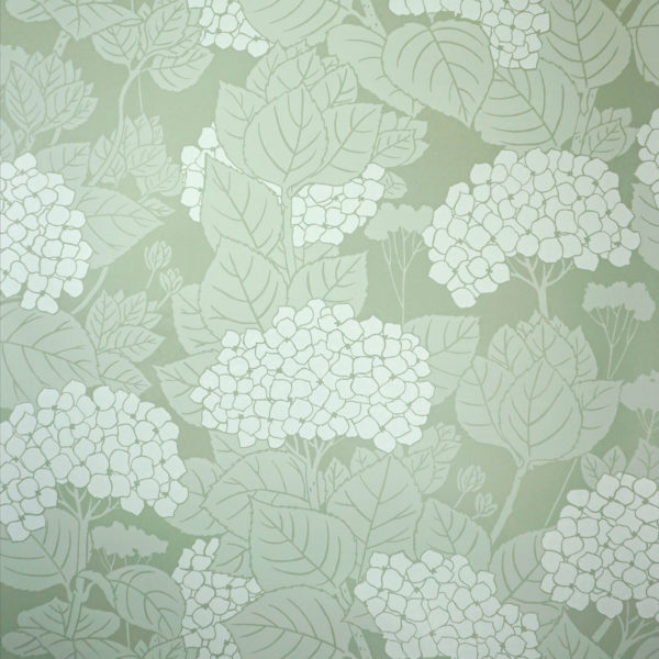 Signature Prints Hydrangea hand printed wallpaper SPW-HYW04
