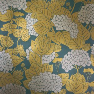 Signature Prints Hydrangea hand printed wallpaper SPW-HYW06