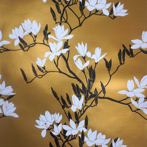 Signature Prints Magnolia hand printed wallpaper SPW-MGW08