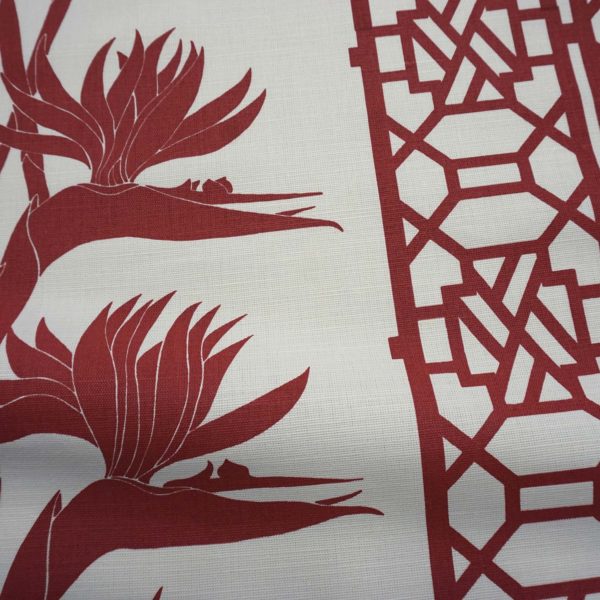 Signature Prints Strelitzia hand printed fabric SPF-SZ04