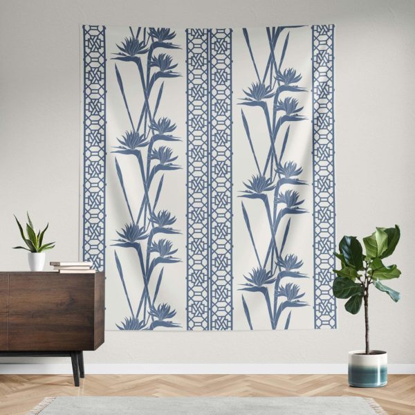 Signature Prints Strelitzia hand printed fabric SPF-SZ05