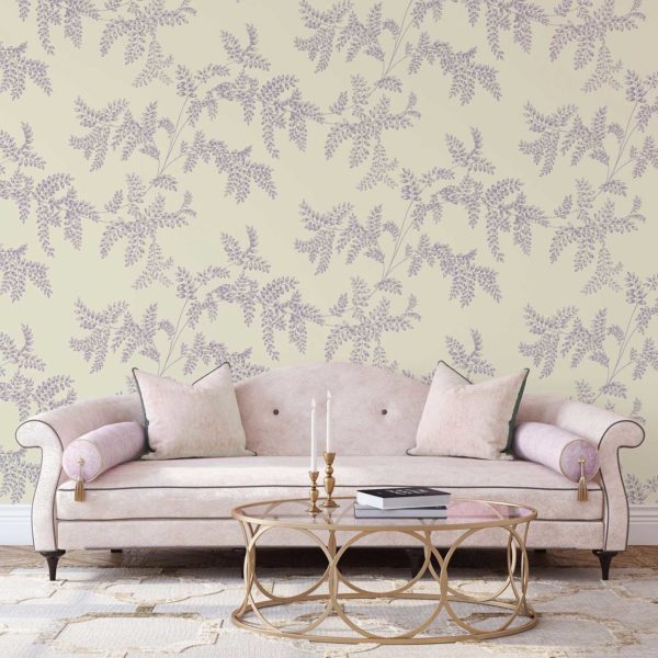 Purple wisteria wallpaper - Wisteria Fern SPW-WF03